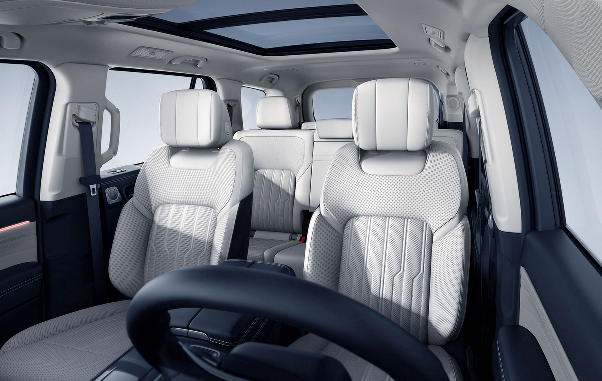 BAIC BJ60 Flagship BJ60 Innenraum Blick nach hinten